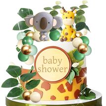 JeVenis Jungle Safari Animals Baby Shower Cake Decoration Wild One Topper - $9.85