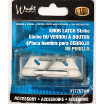 Wright Products Screen And Storm Knob Latch Strike, White V777STWH - £6.02 GBP