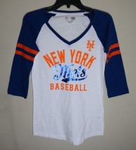 Woman&#39;s New York Mets MLB Genuine Merchandise Campus Lifestyle Shirt NWT - £15.92 GBP