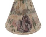 CROSCILL Chambord Rose Floral Amethyst Pleated Empire Lamp Shade RARE - $64.00