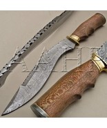 Handmade Damascus Kurki Knife With Approx 10 inch Blade - $487.22 MXN