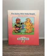 Vintage 1992 Teddy Ruxpin Fire Safety Junior Fire Patrol no tape replace... - £7.05 GBP