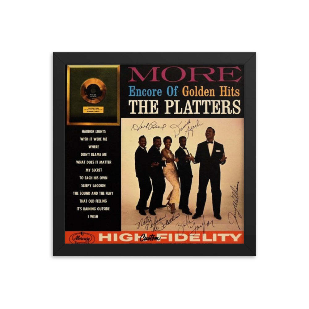 The Platters signed More Encore Of Golden Hits album Reprint - $75.00