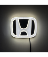 Honda 4D LED Emblem WHITE 98x80mm Car Parts Exterior Parts 3.85×3.14 in - $62.25 CAD