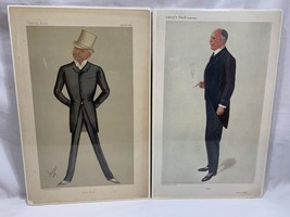 2 Vtg Vanity Fair Litho Prints - &quot;Tony&quot; - &quot;Little Menlo&quot; - £19.22 GBP