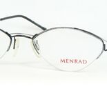 MENRAD Mod. 1367 725 BLACK /SILVER EYEGLASSES GLASSES HALF RIM FRAME 51-... - $85.14