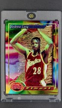 1993 1993-94 Topps Finest #54 Andrew Lang Atlanta Hawks Basketball Card - £0.92 GBP