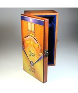 Crown Royal Blue Velvet Lined Novelty Wooden Keepsake Box w/Latch Hinges... - $55.76 CAD