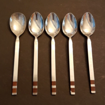 Crosspoint Stanley Roberts Spoon LOT 5 Teaspoon &amp; Sugar Spoon Stainless ... - £14.68 GBP