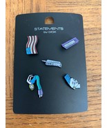 5 Piece Statements By Dock Enamel Pins - $225.80 MXN