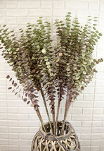 Set of 6 Realistic Artificial Botanica Shrubs Faux Plants Fern Grass Leaf Stems - £71.92 GBP