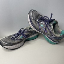 Brooks Ghost 7 &#39;G7&#39; Women&#39;s Running Shoes Gray/Green/Purple Size 9 Medium B - £19.20 GBP