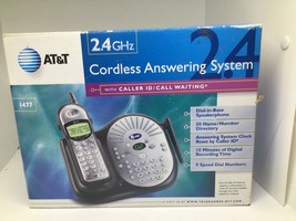 AT7T 2.4 GHZ CORDLESS ANSWERING SYSTEM 1477 Untested - $17.81