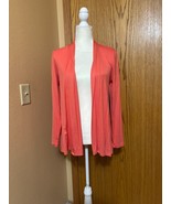 Always Indigo Creater In LA Ladies Long Sleeve Cardigan SM. NWT- Peach - $541.80 MXN
