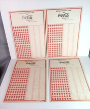 1940s Coca Cola Punch Card Lot Game Win a 24 Bottle Case of Coke for 5 C... - $10.84