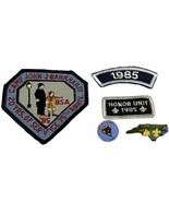 Vtg 1985 BSA Boy Scouts Patch Pin Lot Camp John Barnhardt Central NC Cou... - £15.03 GBP