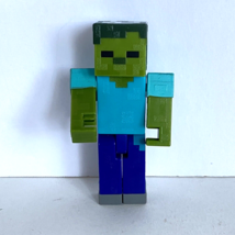 Minecraft Zombie Comic Maker Video Game Action Figure Moveable Poseable 3in - £9.59 GBP