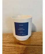 Olivina Cozy Fireside 17 Oz Ceramic Soy Candle Essential Oils New Reusab... - €21,45 EUR