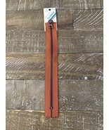 Coats And Clark Closed Bottom Zipper Orange/Red 9” - $275.52 MXN