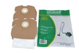 Bissell Big Green Commercial Paper Vacuum Bags - 12-Pack, 2.25-Gallon Capacity, - $28.00
