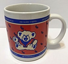 Hickory Farms Hickoryville Collector 1987 Coffee Tea Mug Cup Teddy Bear - £10.03 GBP