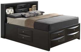 Glory Furniture Marilla G1500G-KSB3 King Storage Bed , Black - £1,013.45 GBP