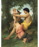 Art Bouguereau idyll ancient family Oil painting Giclee Art Printed on c... - £6.88 GBP+
