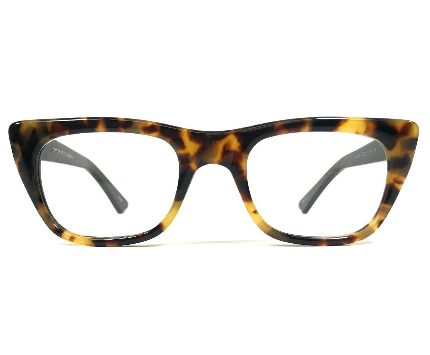 Norman Childs Brille Rahmen WALNUT TOBK Schwarz Schildpatt Quadratisch 4... - $59.39
