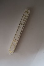 white &amp; gold plastic mezuzah case holder  7.5&quot; judaica - £2.36 GBP