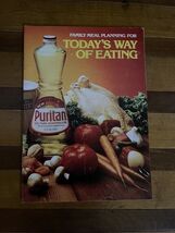 Puritan Family Meal Planning For Today&#39;s Way of Eating Paper Pamphlet Co... - $20.48
