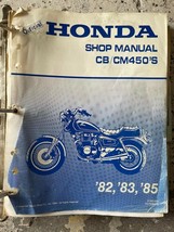 1982 1983 1985 Honda CB/CM450S 450 Service Shop Repair Manual OEM 61MC003 WORN - $55.99