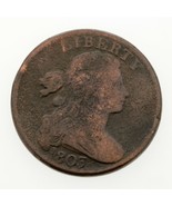 1803 Sm Date LG Fraction US Grand Cents Très Bon (VG) État - $3,891.65 MXN