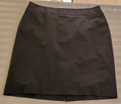 Talbots Womans Petite Gray Wool Blend Skirt  Size 18WP - £13.15 GBP