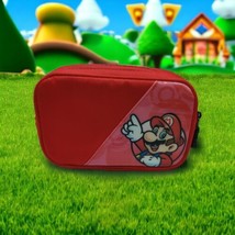Nintendo Super Mario Starter Kit Case Protective Carry Bag Red DS Handheld - $19.59