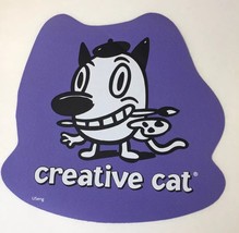 Cranium Hullabaloo Childrens Game Creative Cat Purple Foot Mat Floor Pad 2004 - $5.34