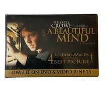 A Beautiful Mind Pin 2002 Exclusive Advertising Promotional Pinback Button - $7.87