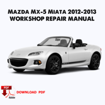 Mazda Mx-5 Miata 2013 Factory manual, Workshop service repair manual,Ebook, Pdf  - £13.41 GBP