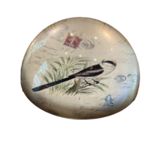 Barreveld International Art Glass Paperweight with Bird - $8.54