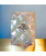 Antique French Mother of Pearl Parquet and Engraved 4&quot; x 3&quot; Calling Card... - €275,55 EUR