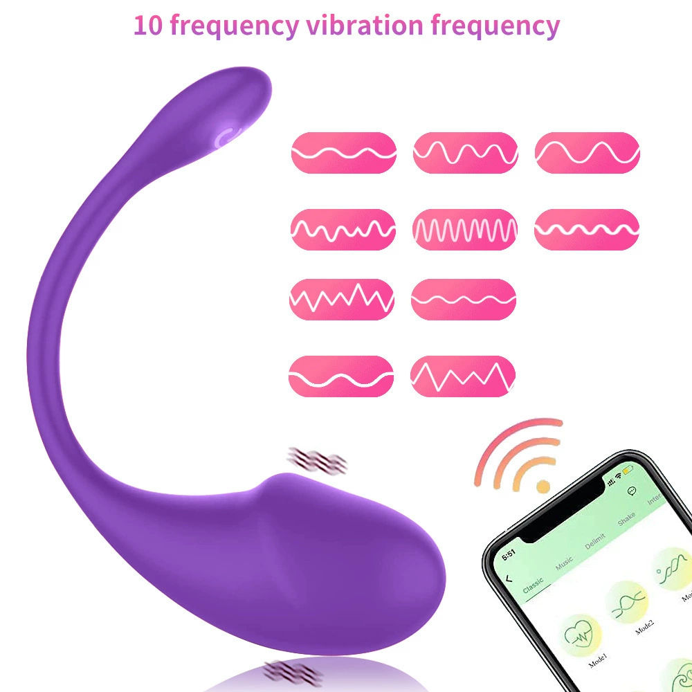 Women Adult Toy Smart APP wireless remote control vibrating egg vibrator  - $15.99