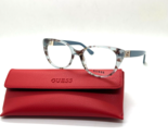 NEW Authentic GUESS GU2908 092 BLUE SPOTTED HAVANA 51-17-140MM  Eyeglass... - £30.48 GBP