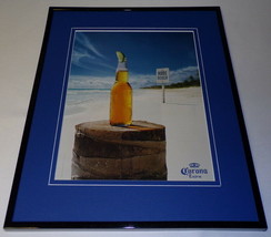 Corona Extra Beer 2004 Nude Beach Framed 11x14 ORIGINAL Vintage Advertisement - $34.64