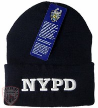 NYPD Beanie Knit Hat / Official Product - £10.76 GBP
