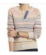 Anthropologie Fiets Voor 2 Orange Mott Sweater S - $28.80