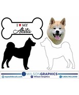 Akita - Dog Breed Decals (Set of 16) - Sizes in Description - $14.95