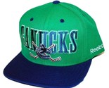 Vancouver Canucks Reebok NHL Cross Stick Logo Snapback Hockey Cap Hat OSFM - $22.75