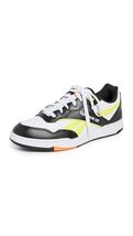Reebok Men BB 4000 II basketball Shoes Black/Solar Acid Yellow/White Siz... - $32.08