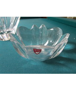 Orrefors Sweden BOWL, heavy crystal, original label 3 X 5&quot;  - $80.18