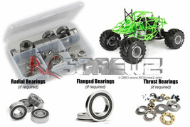RCScrewZ Rubber Shielded Bearing Kit axi024r for Axial SMT10 Grave Digger #90055 - £37.37 GBP