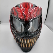 Carnage Venom custom motorcycle helmet 2- Open Face DOT/ECE airbrush gif... - $440.00